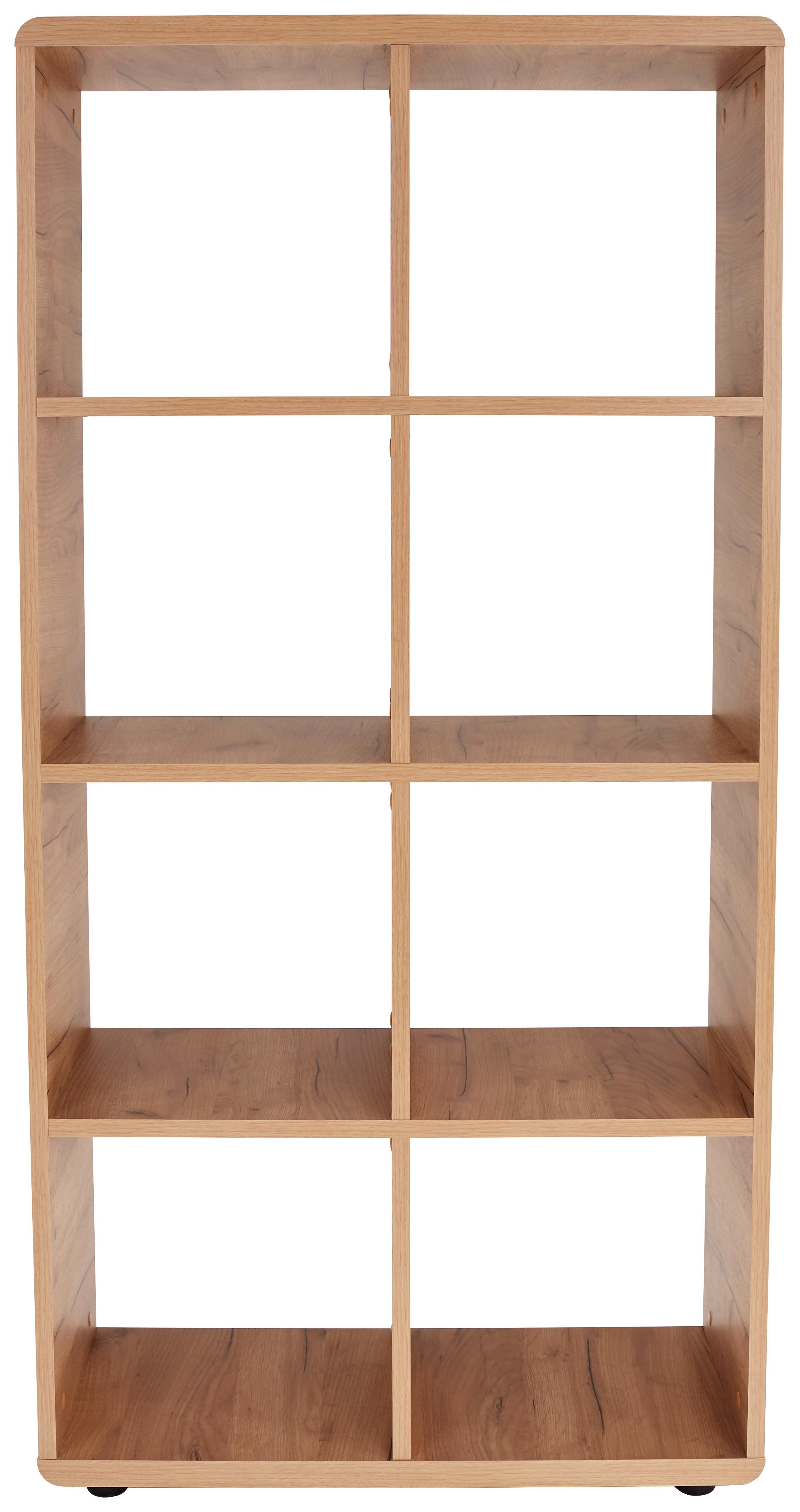 Etajeră Fontana FTR01 - culoare lemn stejar, Modern, material pe bază de lemn (73,2/145/35cm) - Modern Living