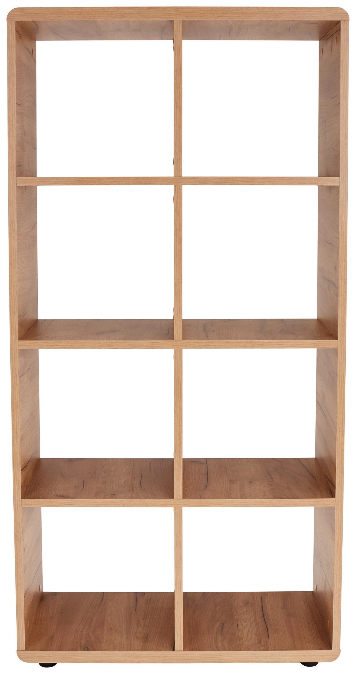Etajeră Fontana FTR01 - culoare lemn stejar, Modern, material pe bază de lemn (73,2/145/35cm) - Modern Living