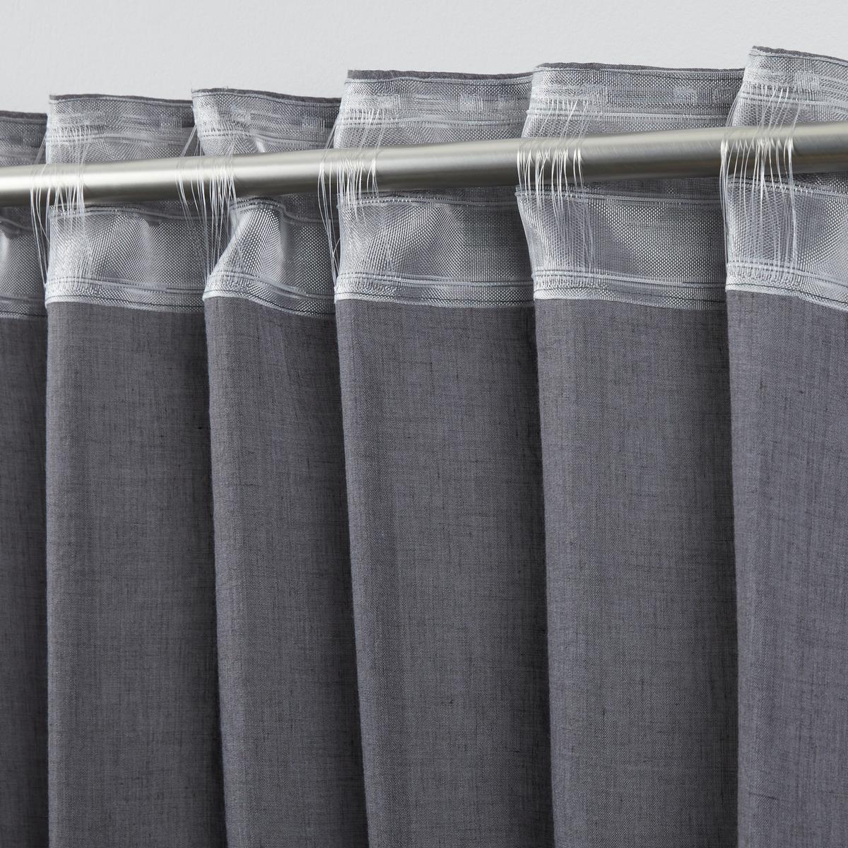 Fertigvorhang Ramona ca. 135x245cm - Anthrazit, MODERN, Textil (135/245cm) - Modern Living