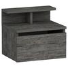 Nachttisch Hades ca. 39,8x35x31,6cm Graphitfarben - Graphitfarben, Design, Holzwerkstoff (39,8/35/31,6cm) - MID.YOU