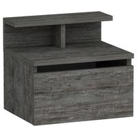 NACHTTISCH HADES - Graphitfarben, Design, Holzwerkstoff (39,8/35/31,6cm) - MID.YOU