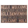 Covoraș International Welcome - arămiu, Modern, plastic (40/60cm) - Modern Living Covoraș International Welcome - arămiu, Modern, plastic (40/60cm) - Modern Living