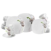 Kombiservice Square Orchidee Multicolor, 30-teilig - Multicolor, Trend, Keramik - Creatable