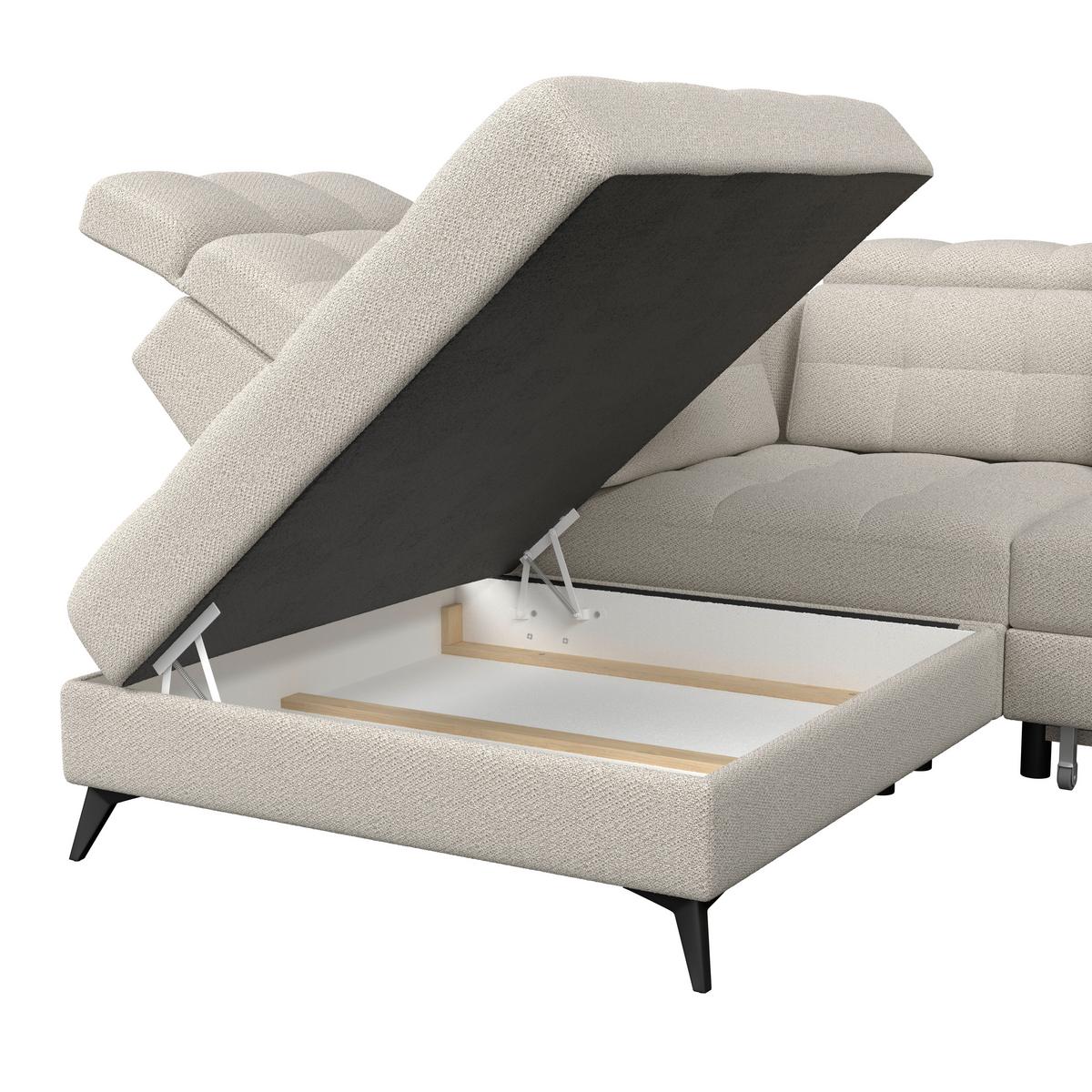 Coltar BARLETTA - grej, Romantik / Landhaus, textil (228/289cm) - Luca Bessoni