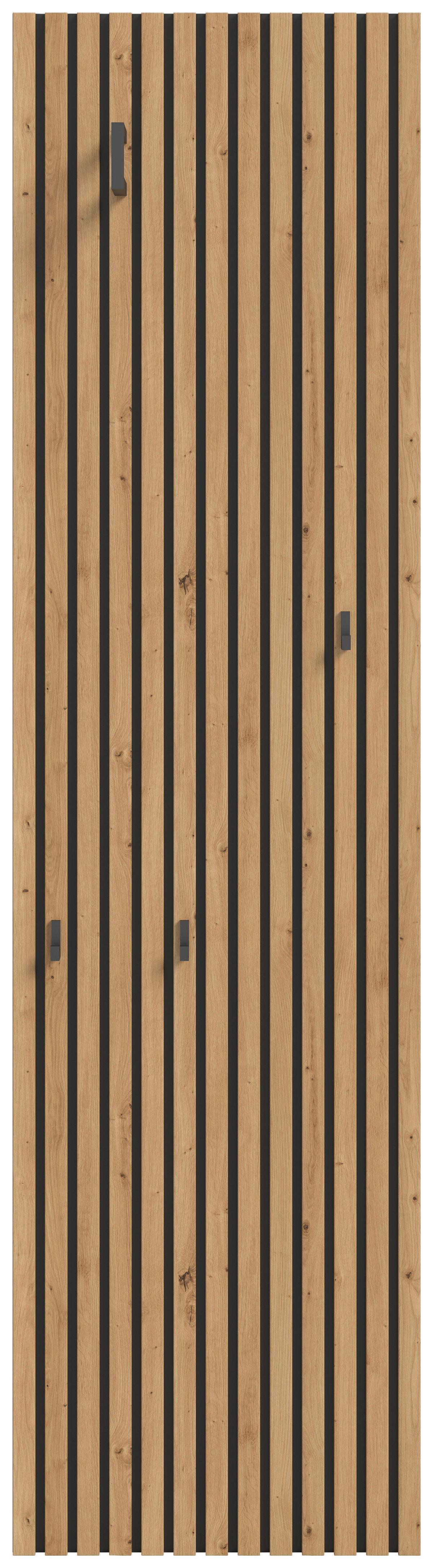 Garderobni Panel Delton, Barva Hrasta, Siva - hrast artisan, Design, leseni material (51/192/22cm) - Xora