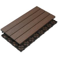 PŁYTKA TARASOWA WPC-FLIESE - kolor orzecha włoskiego, Konventionell, materiał drewnopochodny (30/60/2,4cm) - Ambia Garden