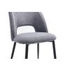 STUHL ZOE - Schwarz/Grau, LIFESTYLE, Textil/Metall (51/82/57cm) - Mömax