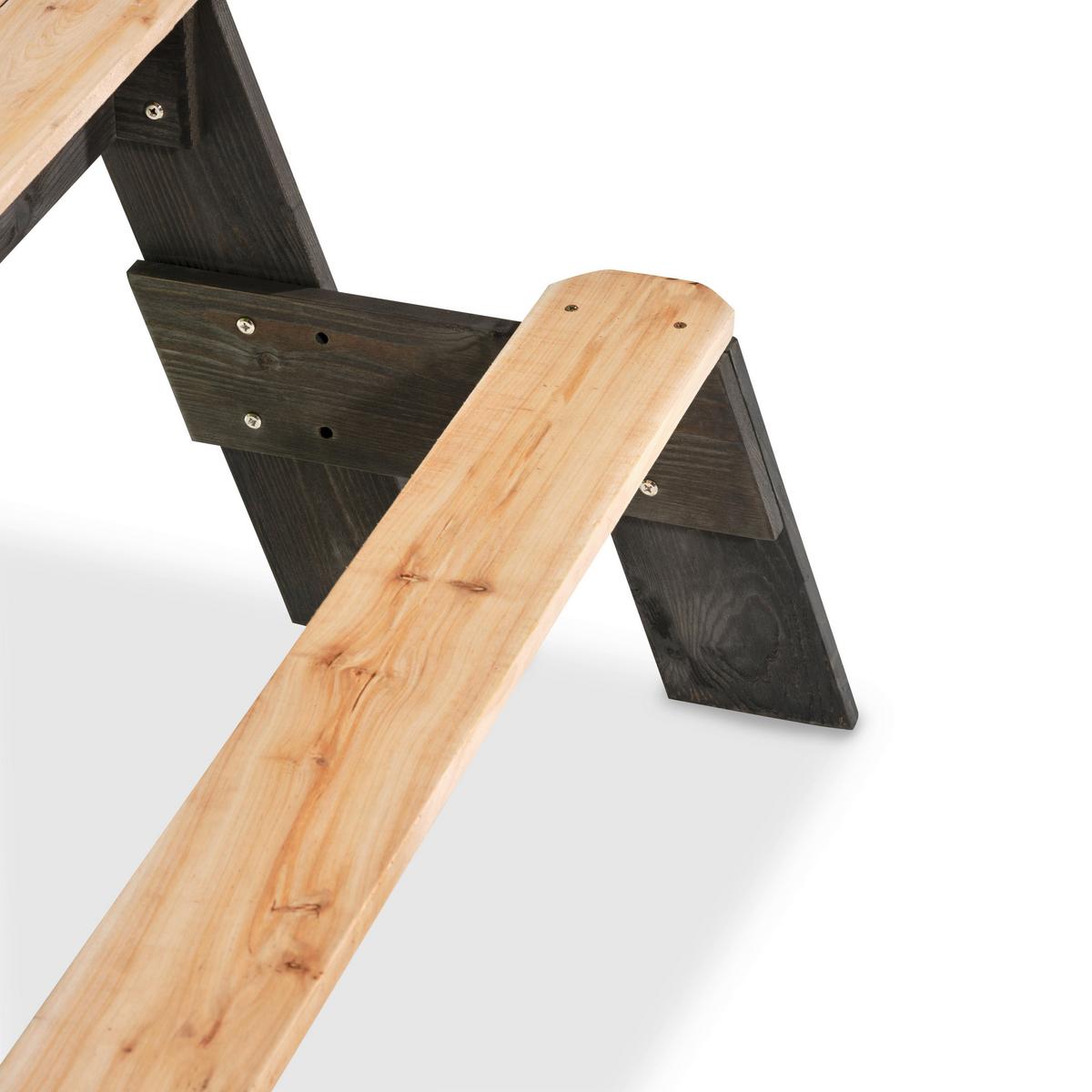 Mizica Za Vodo In Mivko Exit Picnic - siva, Konvencionalno, les (120/94/50cm) - EXIT Toys