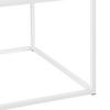 SOFFBORD KUBO -TOP- -BASED- - vit, Modern, metall/trämaterial (60/60/38cm) - Based