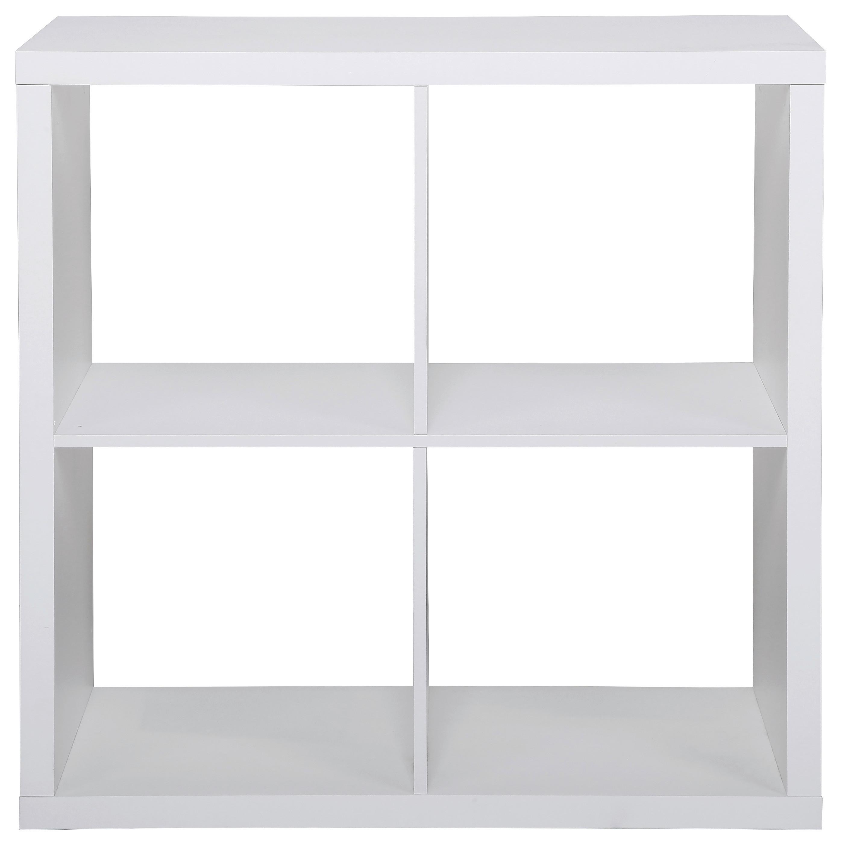 Regal Samy 1, Bela - bela, Moderno, leseni material (76/76/37cm)