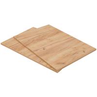 Einlegebodenset in Eichefarben, 2-teilig - Eichefarben, KONVENTIONELL, Holzwerkstoff (80,7/55/1,8cm) - ecoTree