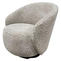 Dizajnerska Fotelja Baca - bež/crna, Lifestyle, drvo/metal (79/71/73cm) - Mömax