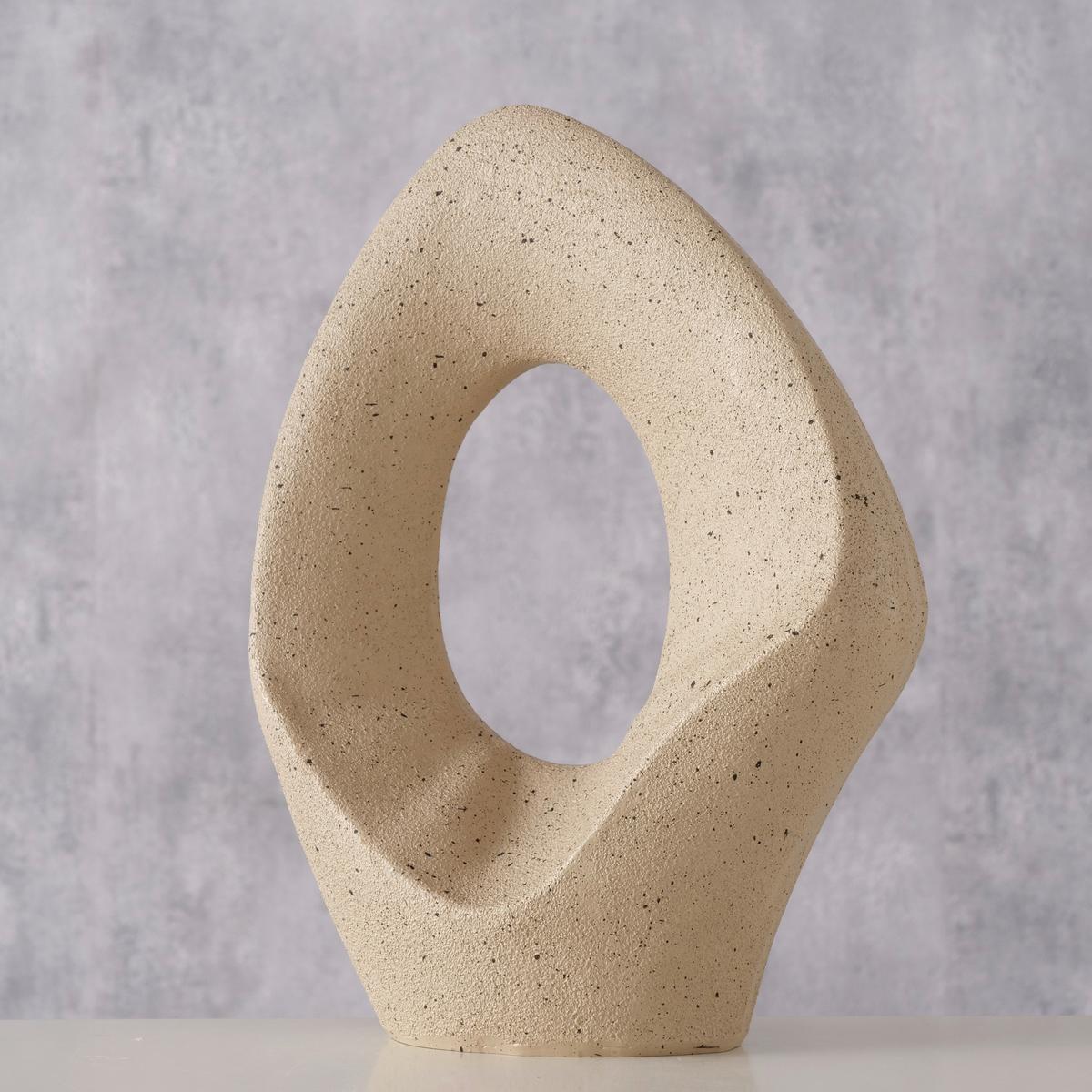 Skulptur Aminata II Beige matt - Beige, Design, Kunststoff (16/21/7,5cm) - Mömax