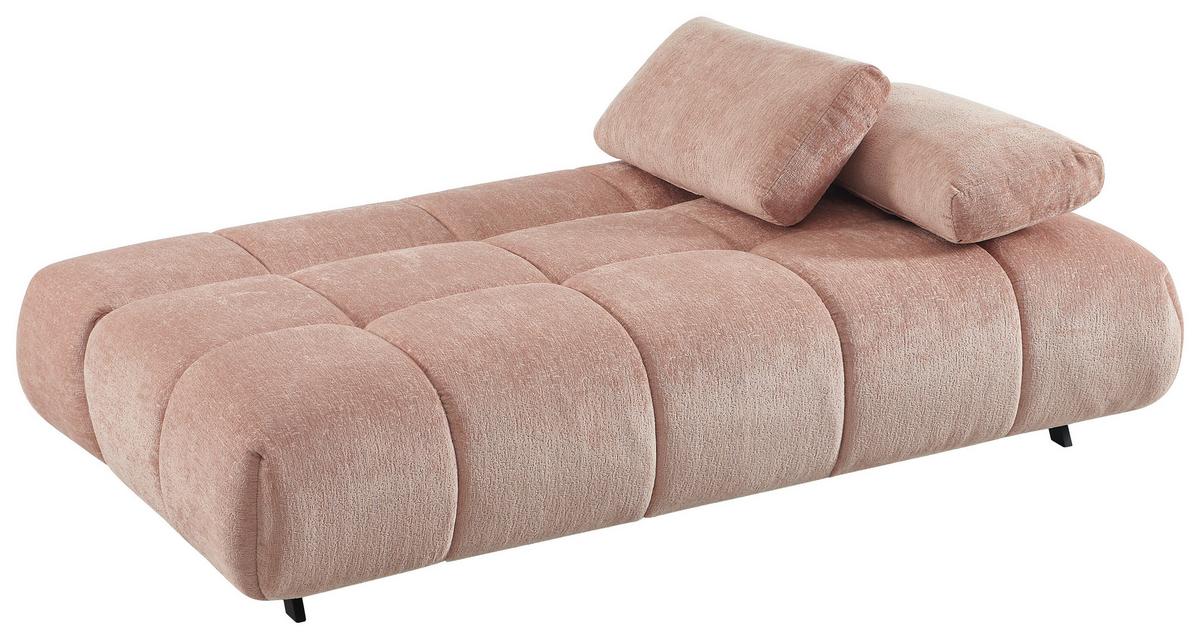 Sofa Ares - pink/crna, Moderno, drvo/metal (193/72/109cm) - Mömax