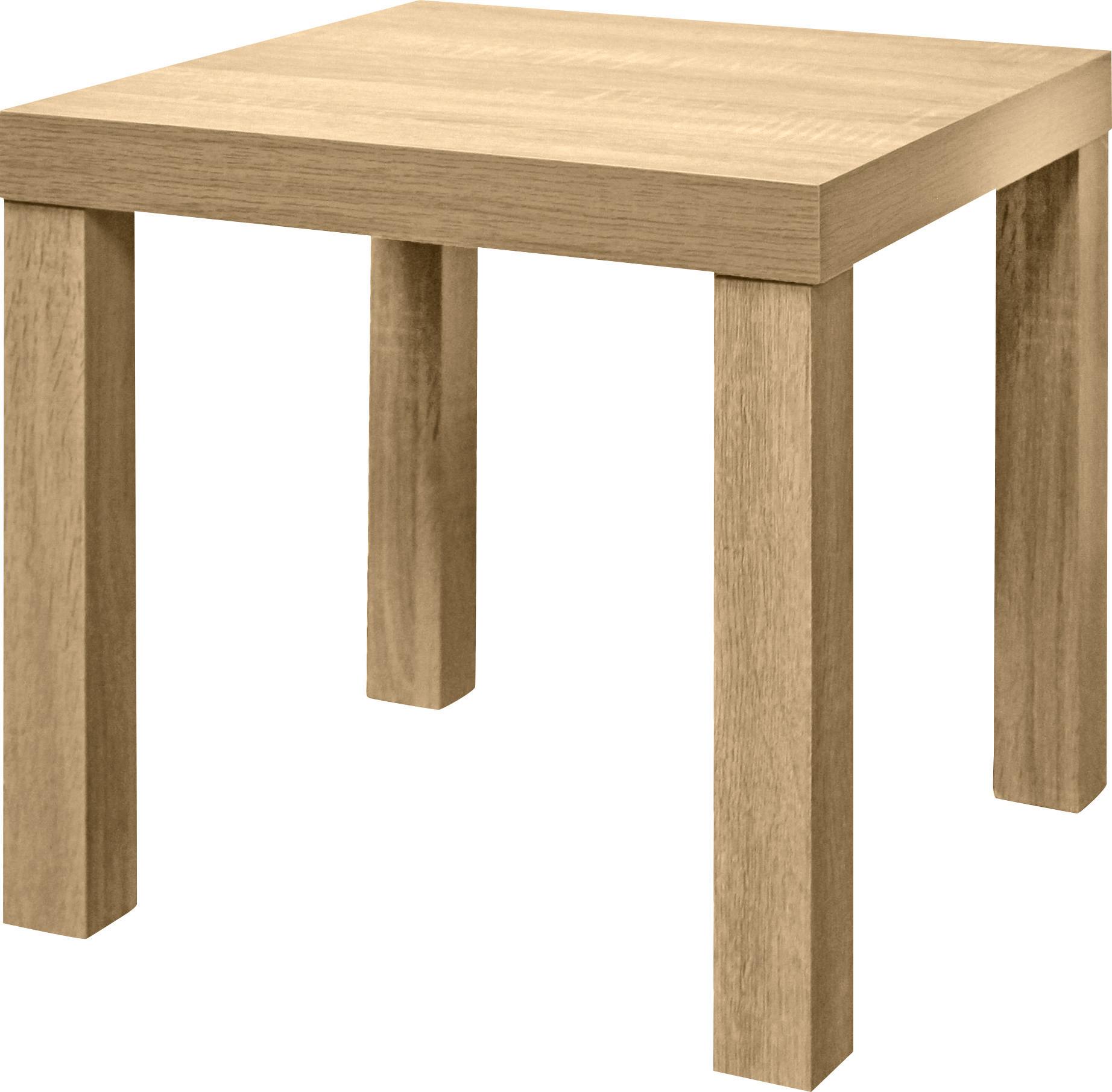 Pomoćni Stolić Normen - hrast Sonoma, Modern, drvni materijal (39/40/39cm) - Based