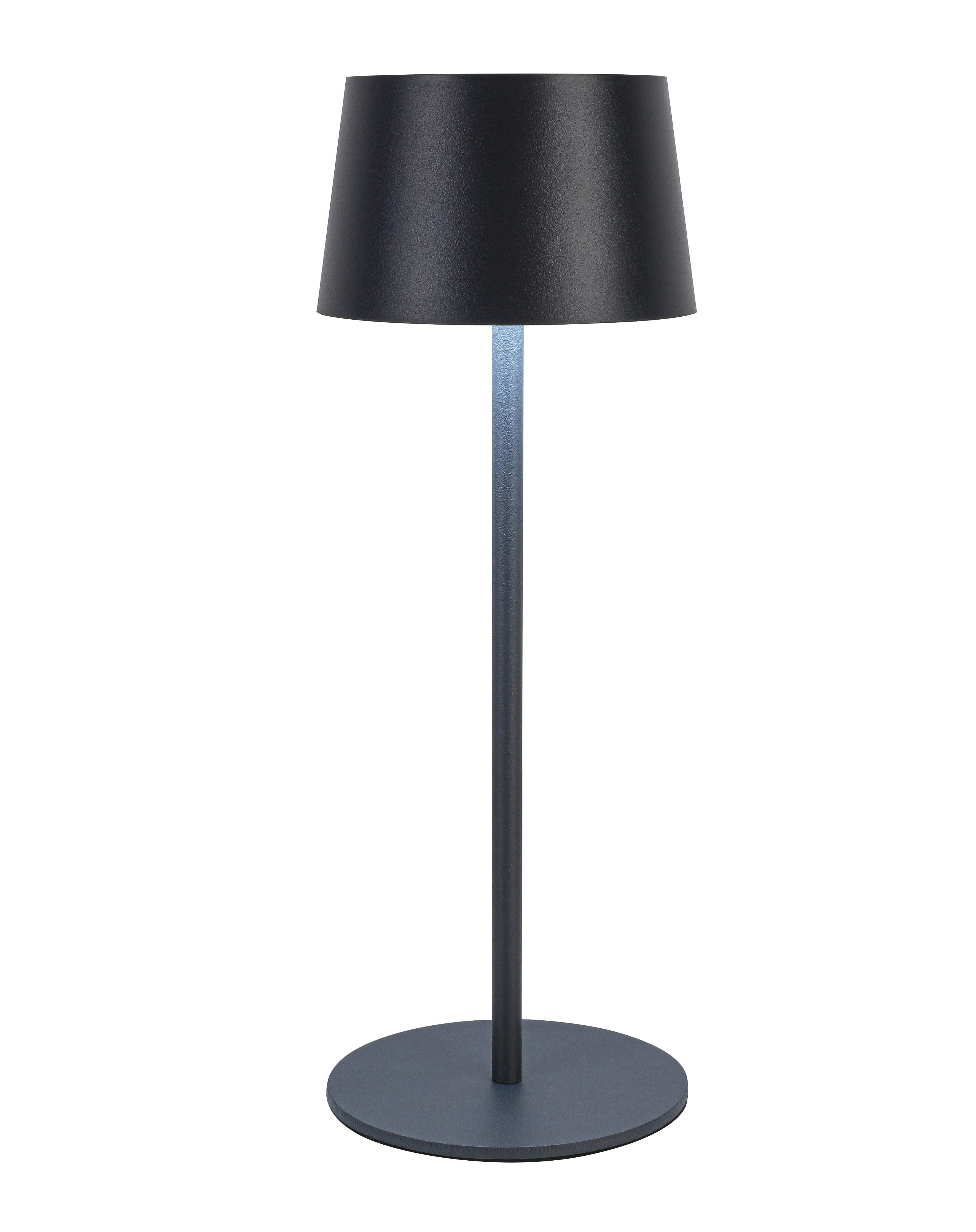 Solarleuchte Zitz Anthrazit max. 1,2 Watt - Anthrazit, KONVENTIONELL, Kunststoff (9/25cm) - Mömax