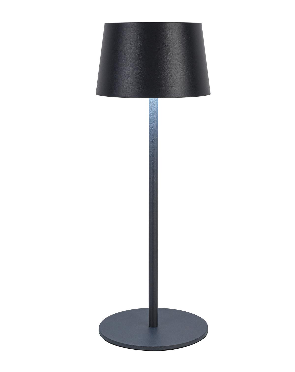 Solarleuchte Zitz Anthrazit max. 1,2 Watt - Anthrazit, KONVENTIONELL, Kunststoff (9/25cm) - Mömax