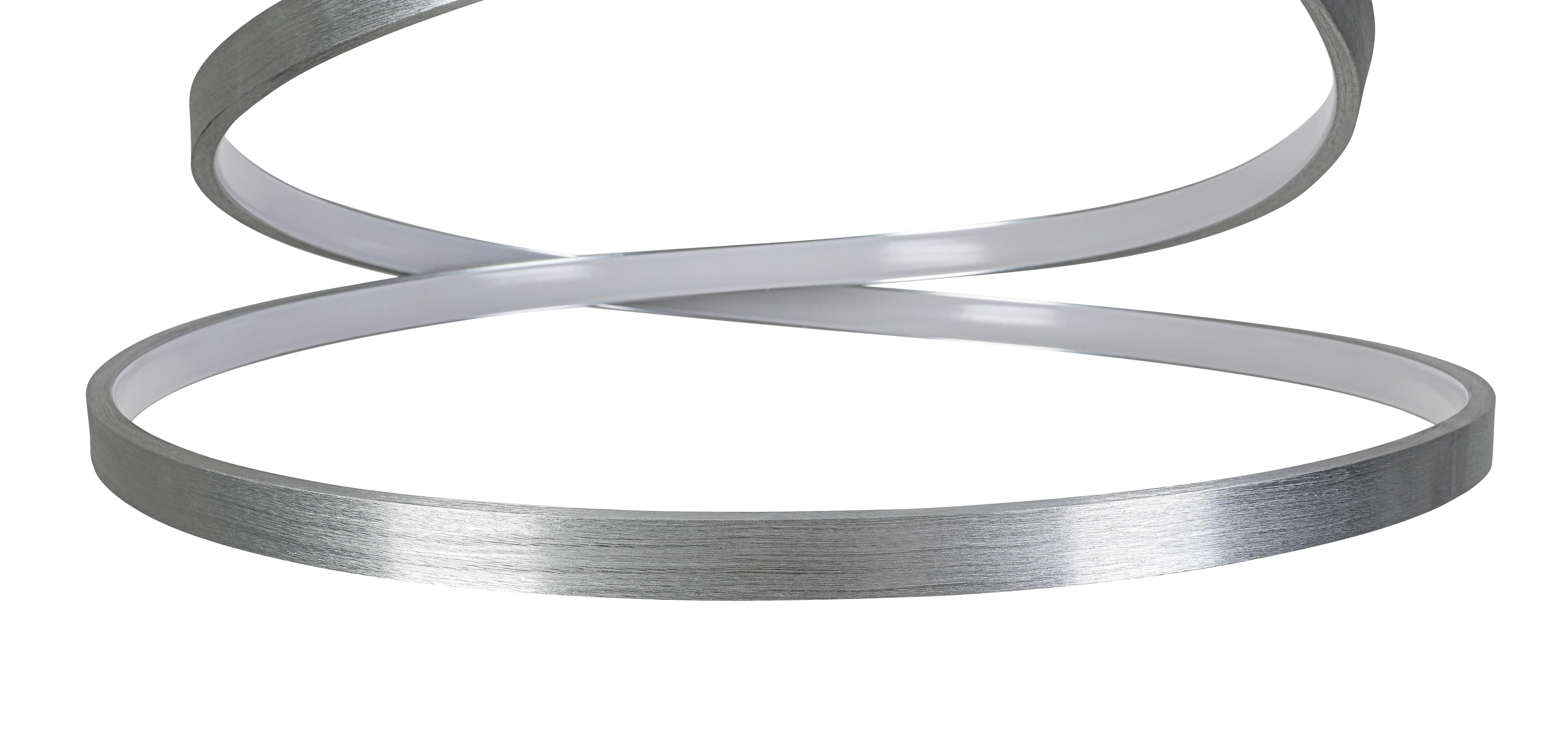 LED-HÄNGLAMPA SILVI - silver, Modern, metall/plast (50/50/120cm) - Mömax