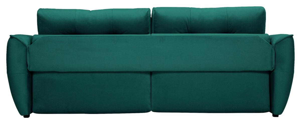 Canapea extensibila BOMBEI - verde/gri, Modern, lemn/textil (243/94/125cm) - Premium Living