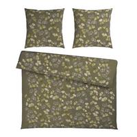 Bettwäsche Yuki XXL Grün/Grau ca. 200x200cm - Grün, MODERN, Textil (200/200cm) - Mömax