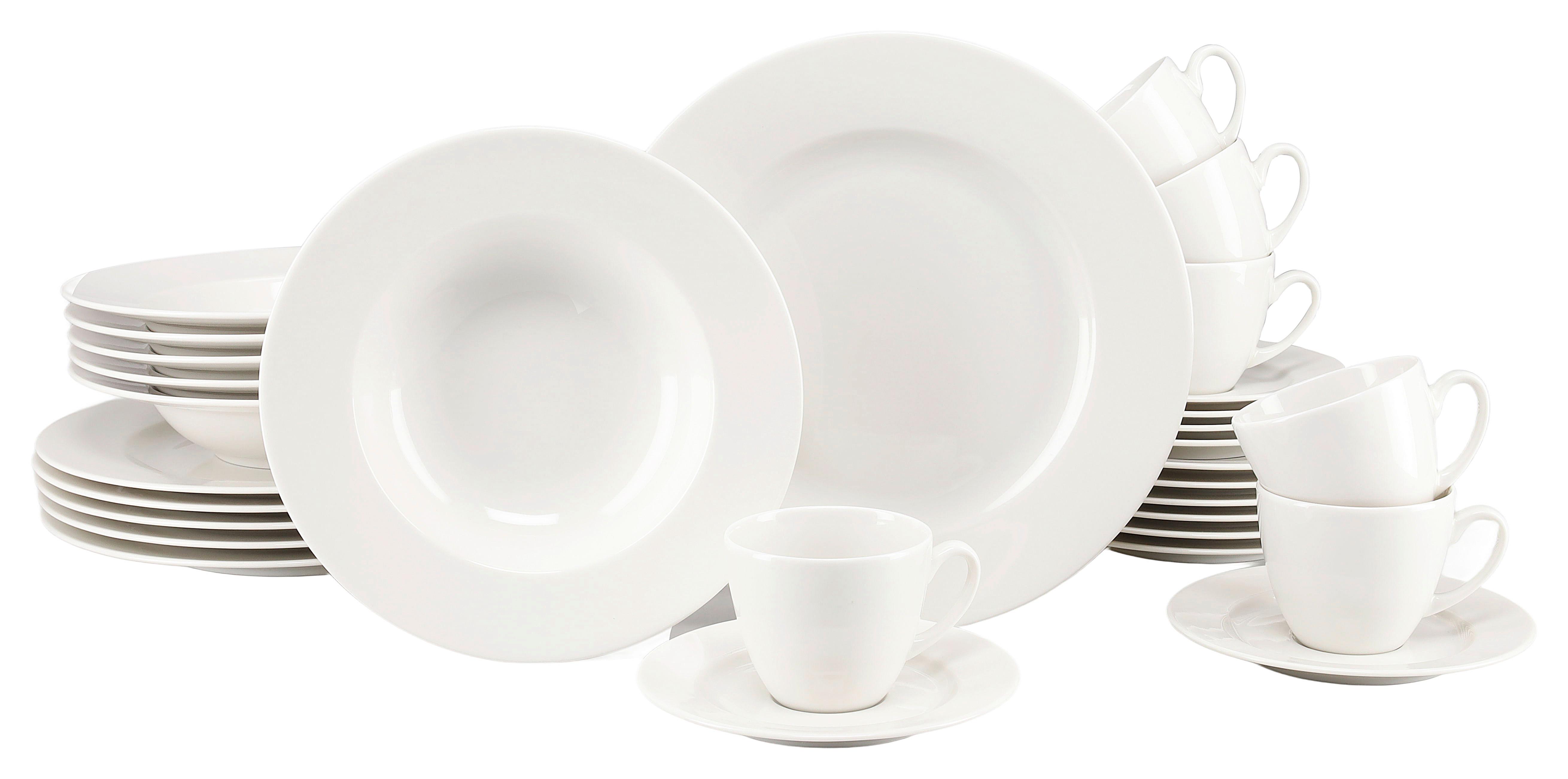 Kombinált Étkészlet 24913 Venice Creme - krémszínű, Basics, kerámia - Creatable