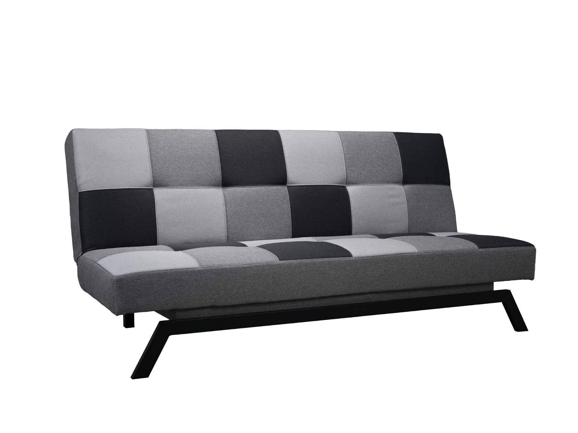 Trosjed Na Razvlačenje Portofino - višebojno/crna, Moderno, drvo/metal (186/89/90.5cm) - Mömax