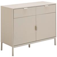 KOMODA SZEROKA HINDUKUSZ - kaszmir, Design, materiał drewnopochodny/metal (100/80/40cm) - MID.YOU