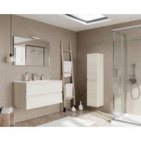 Element Ispod Umivaonika Easy - hrast Bianco/antracit, Moderno, drvni materijal (100/51/46cm)