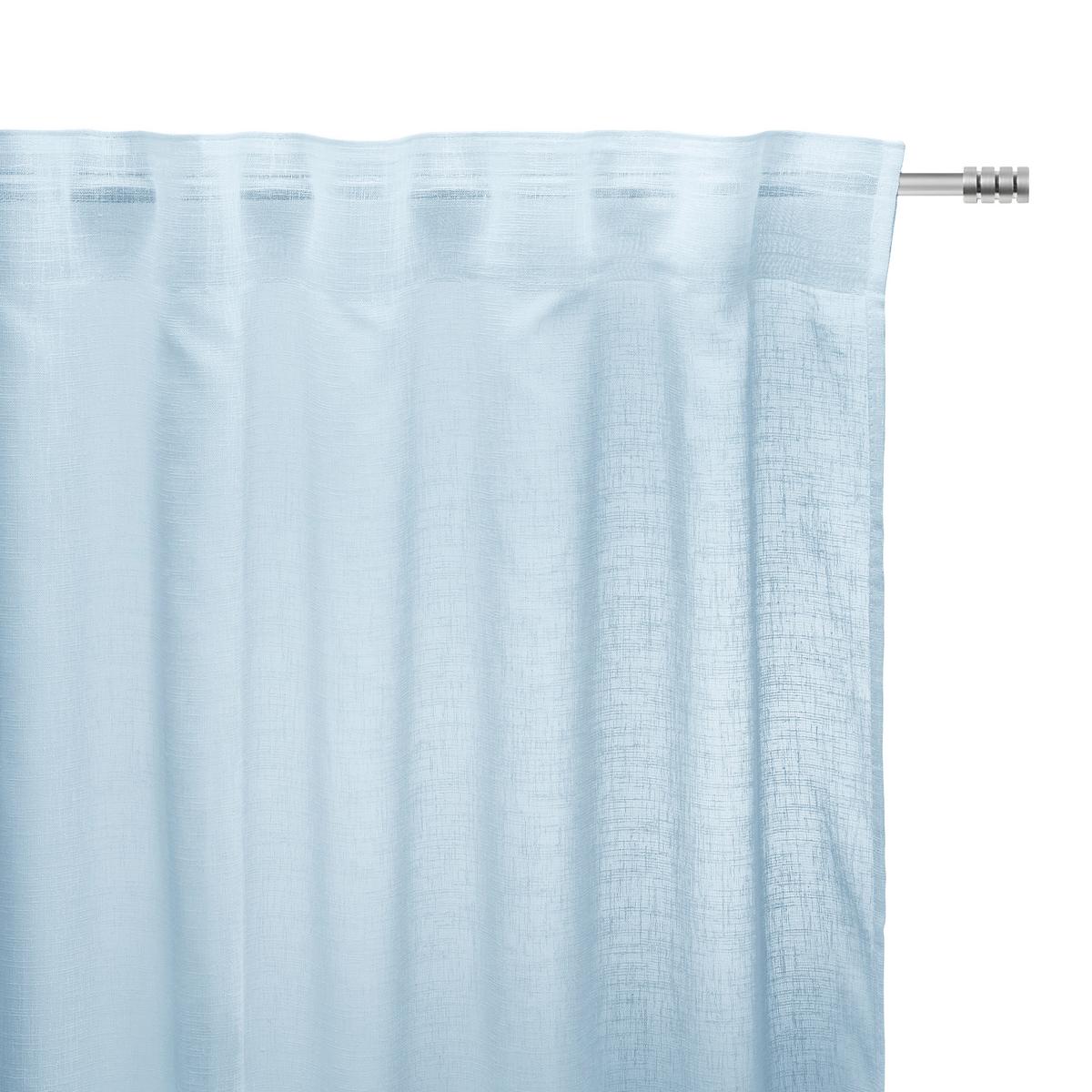 Fertigvorhang Sigrid in Jade ca.140x245cm - Blau, ROMANTIK / LANDHAUS, Textil (140/245cm) - Premium Living