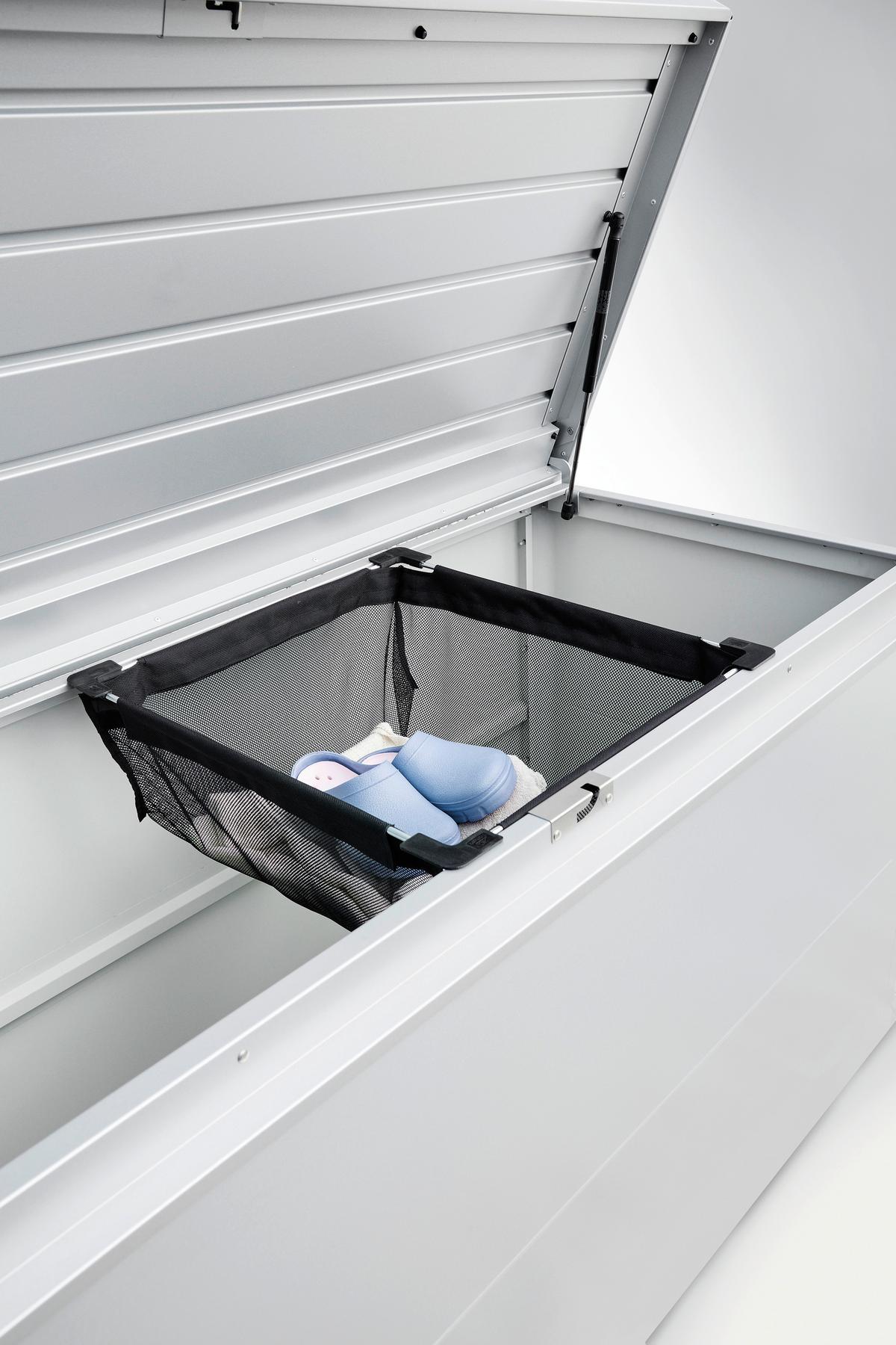 SIATKA DO PRZECHOWYWANIA 67071 - czarny, Design, metal/tkanina (54,5/20/50cm) - Mömax