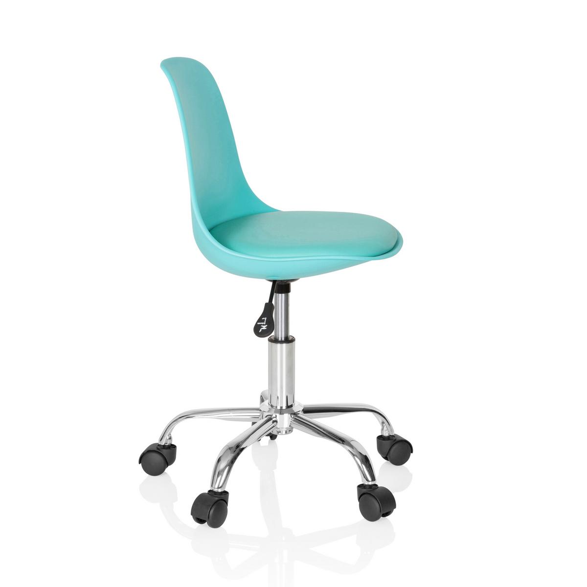 Mladinski Vrtljivi Stol Fancy Ii, Turkizna - turkizna, Basics, umetna masa/tekstil (40/72-82/44cm) - MID.YOU