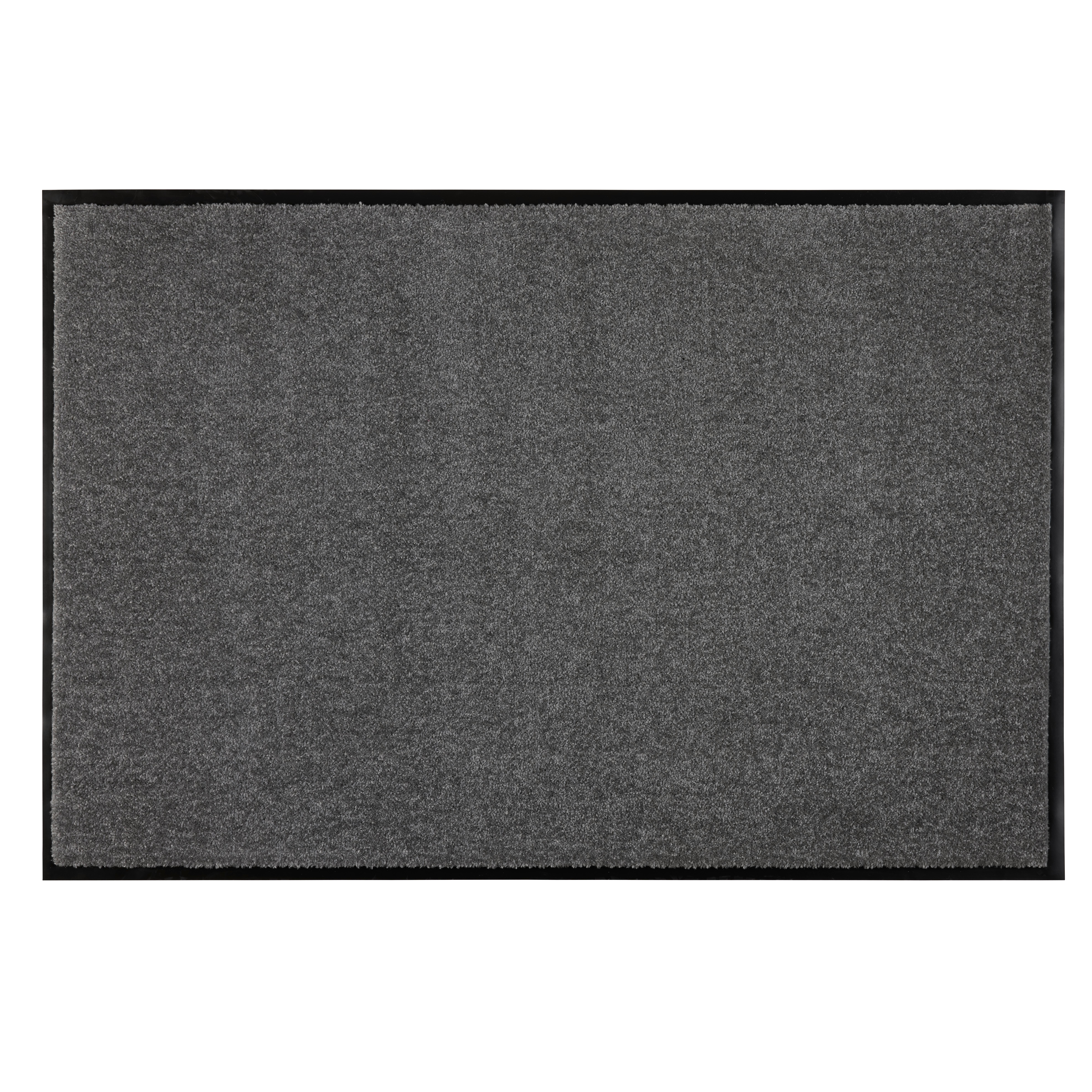 Fußmatte Eton 3 in Schwarz ca. 80x120cm - Schwarz, MODERN, Textil (80/120cm) - Modern Living