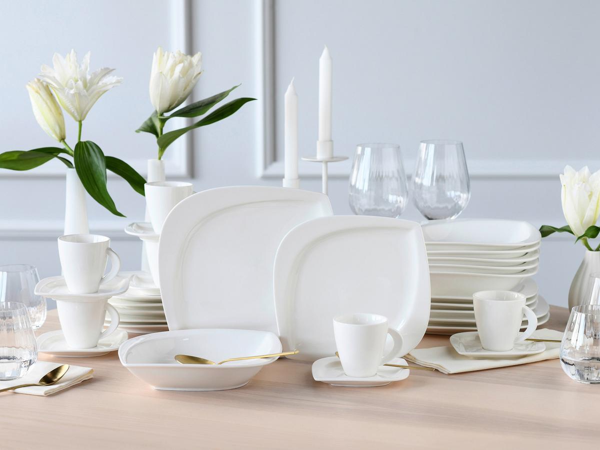 Kombinirani Servis Melbourne Creme, 30-Delni - bela, keramika - Creatable