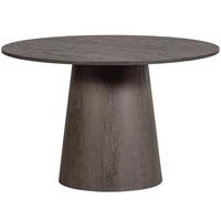 Esstisch Maan Dunkelbraun - Dunkelbraun, Design, Holzwerkstoff (120/120/75cm) - Livetastic