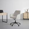 SNURRSTOL DEBORA -EXKLUSIV- - vit, Lifestyle, metall/textil (62/85,5-93,5/57cm) - Mömax