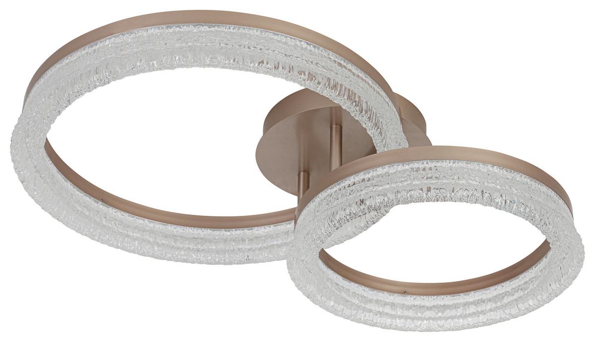 Led Mennyezeti Lámpa Martin - cappuccino, Modern, műanyag/fém (41,5/62/14,5cm) - Mömax