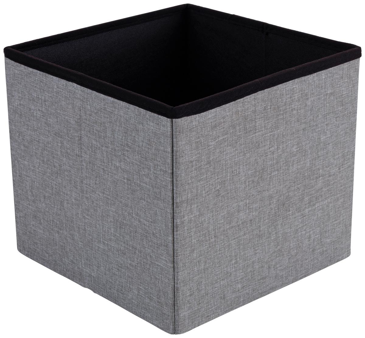 Taburet Franz - gri, Modern, textil/material pe bază de lemn (38/38/38cm) - Modern Living