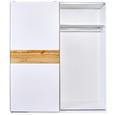 Omara Z Drsnimi Vrati Basic 4 - aluminij/bela, Konvencionalno, kovina/leseni material (170/195/60cm) - Mömax modern living Omara Z Drsnimi Vrati Basic 4 - aluminij/bela, Konvencionalno, kovina/leseni material (170/195/60cm) - Mömax modern living