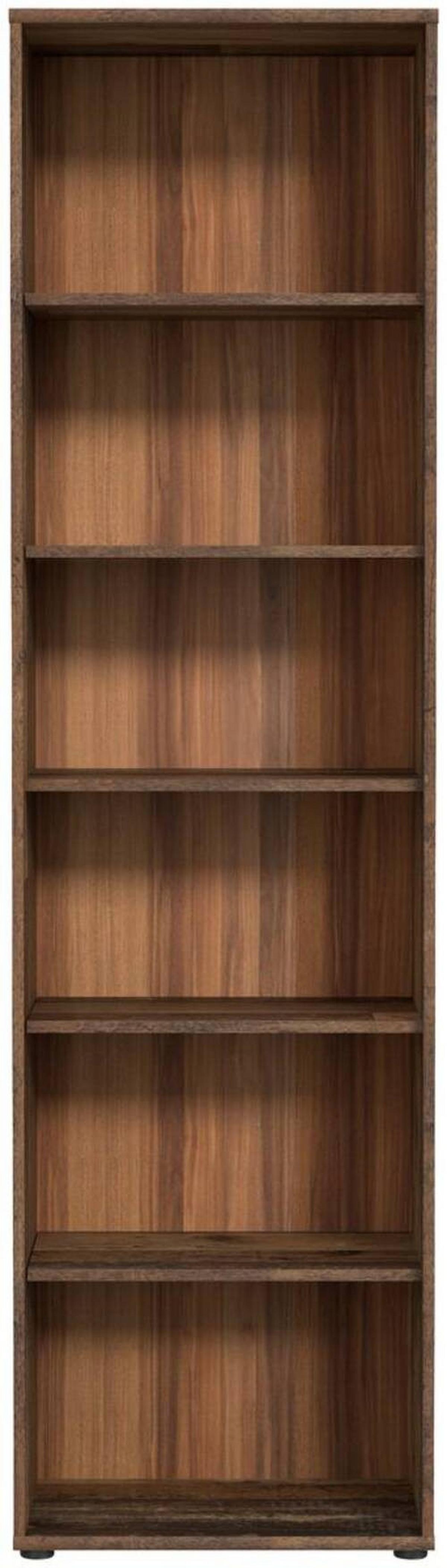 Regal Tempra 2, Starinski Videz Lesa - barve aluminija/hrast artisan, Basics, leseni material (54/198/35cm) - Mömax
