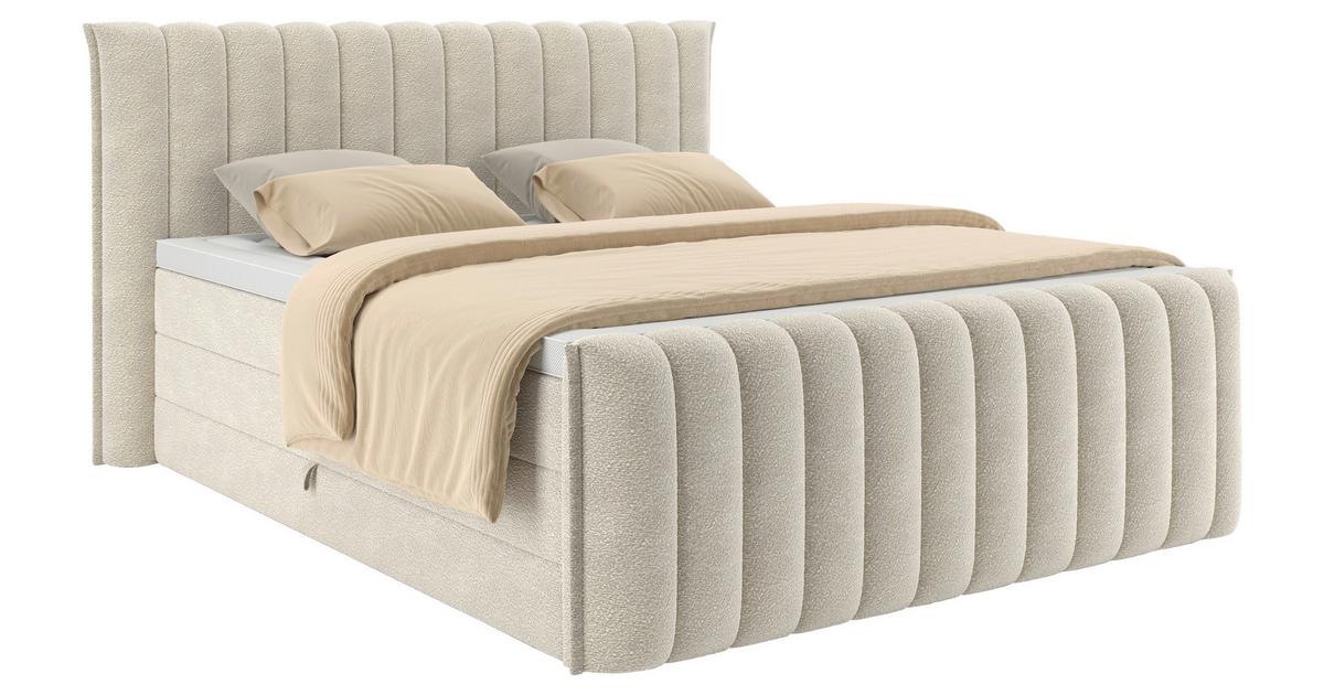 PAT BOXSPRING LINA 200/200 cm bej comandă online moemax