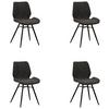 STUHL-SET BARRON - Schwarz, Design, Textil (47/82/55cm) - MID.YOU