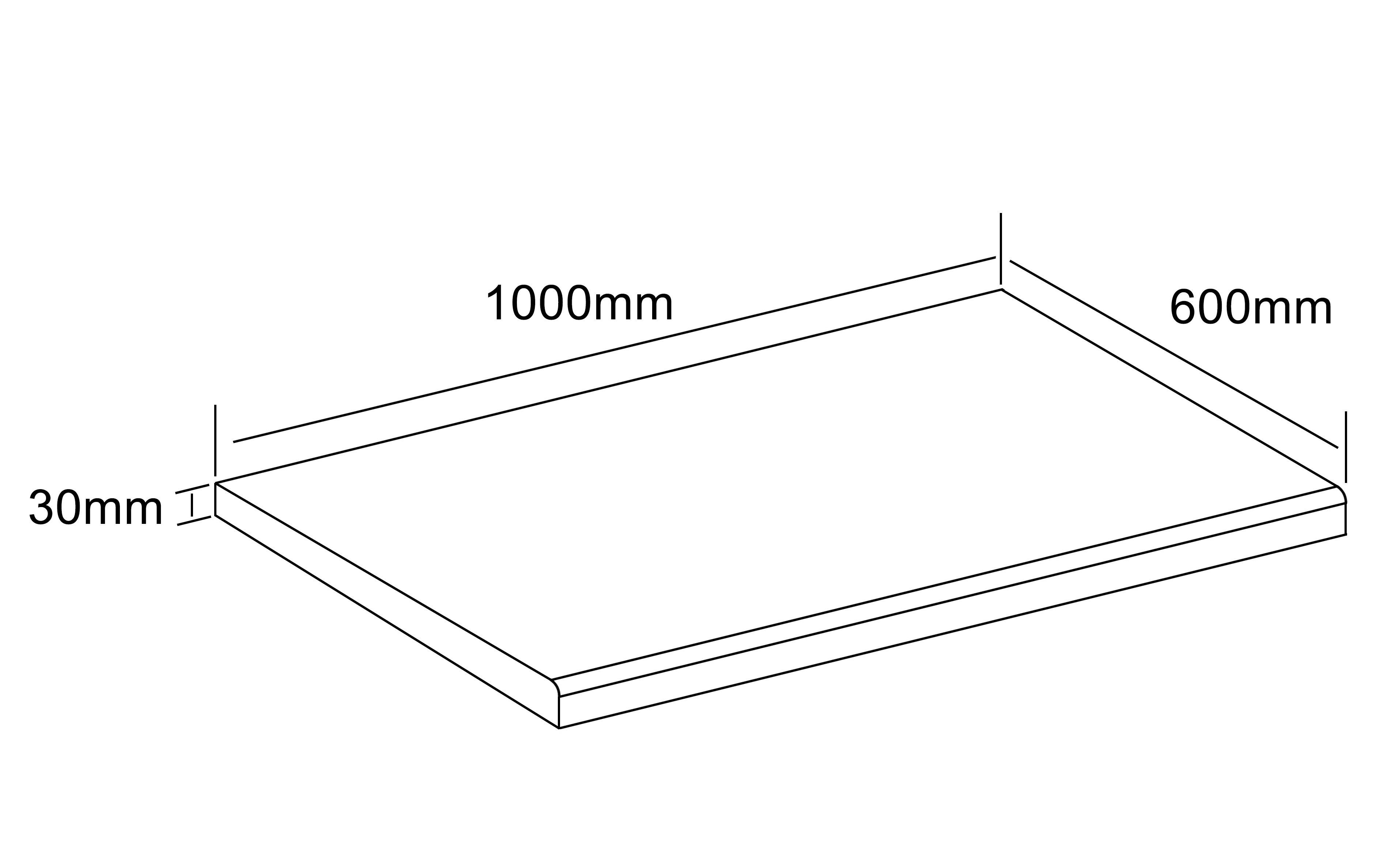 ARBEITSPLATTE FASOLA - Honigeiche, Trend, Holzwerkstoff (100/3/60cm) - MID.YOU