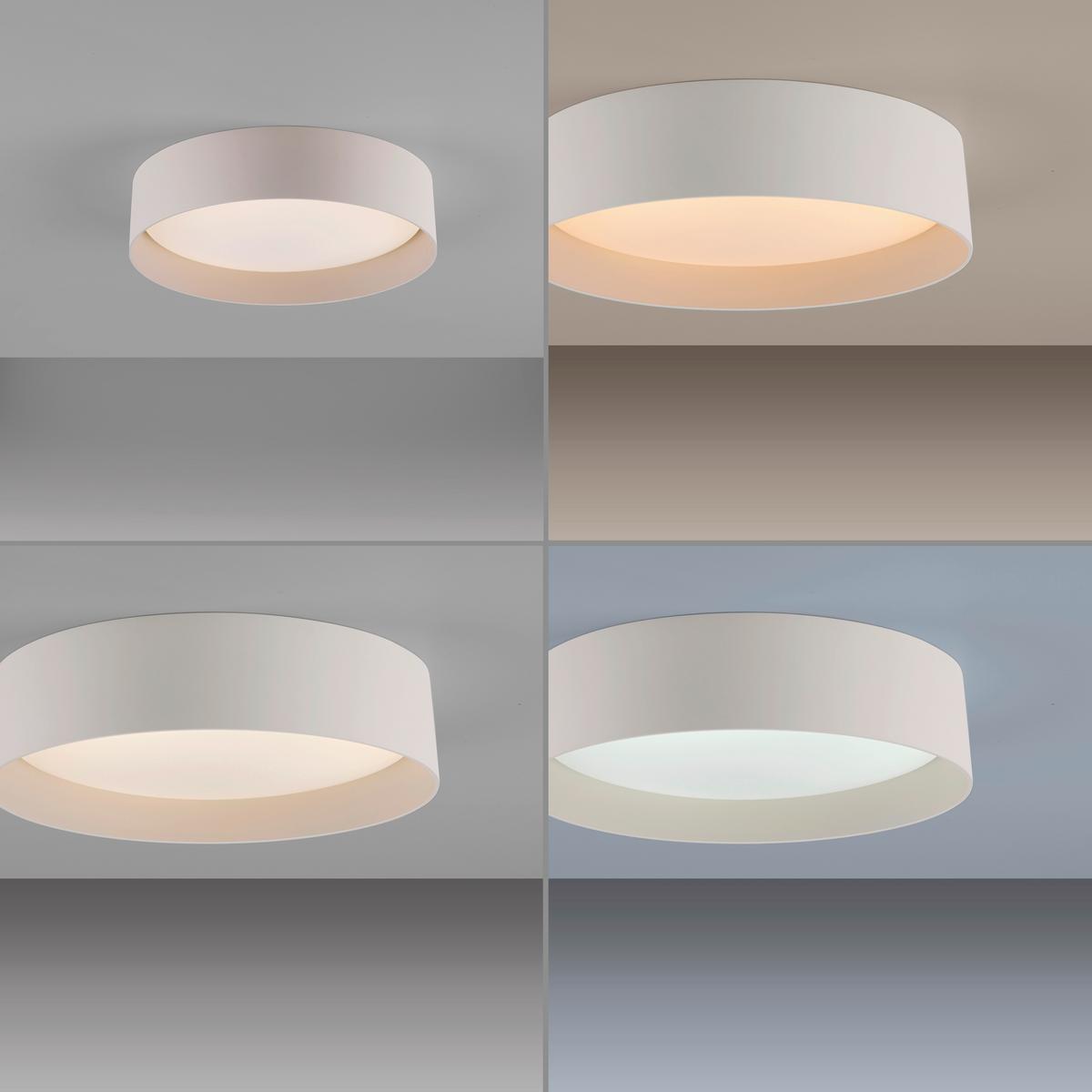 LAMPA SUFITOWA LED 14593-39 TAVOLI - kolor piaskowy, Konventionell, tworzywo sztuczne/metal (28.5/28.5/7cm) - Schöner Wohnen