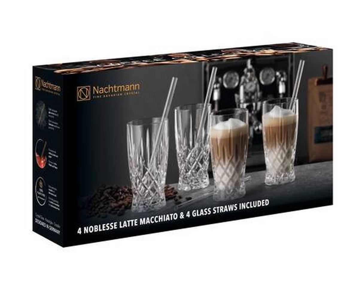 SZKLANKA DO LATTE MACCHIATO NOBLESSE - Basics, szkło (7,5/14,6/7,5cm) - Nachtmann