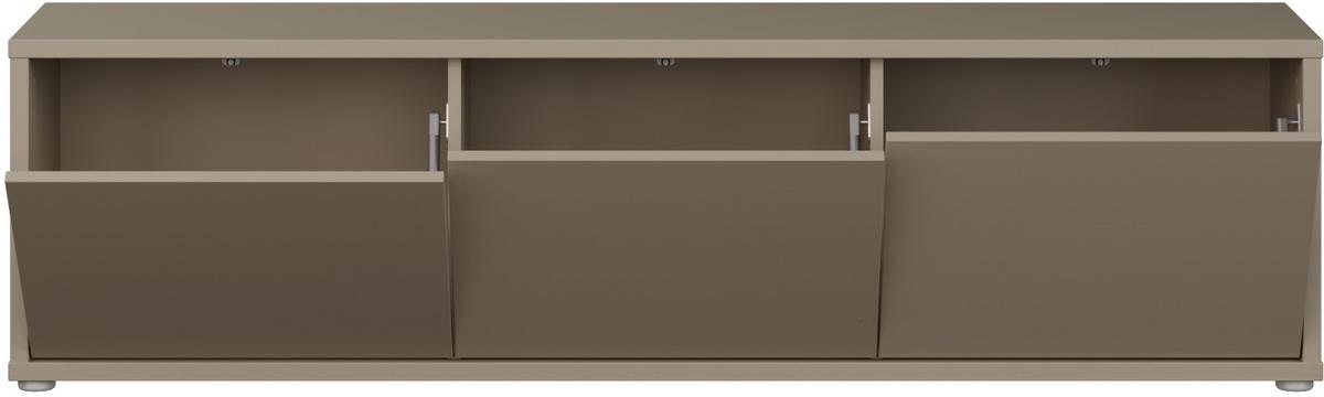 KOMODA NISKA ALICE SPRINGS - szary/taupe, Modern, materiał drewnopochodny/tworzywo sztuczne (154,2/42,5/34,9cm) - Carryhome