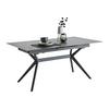 UTDRAGBART BORD VERONA - svart/antracit, Modern, metall/keramik (160-205/91/76cm) - Mömax