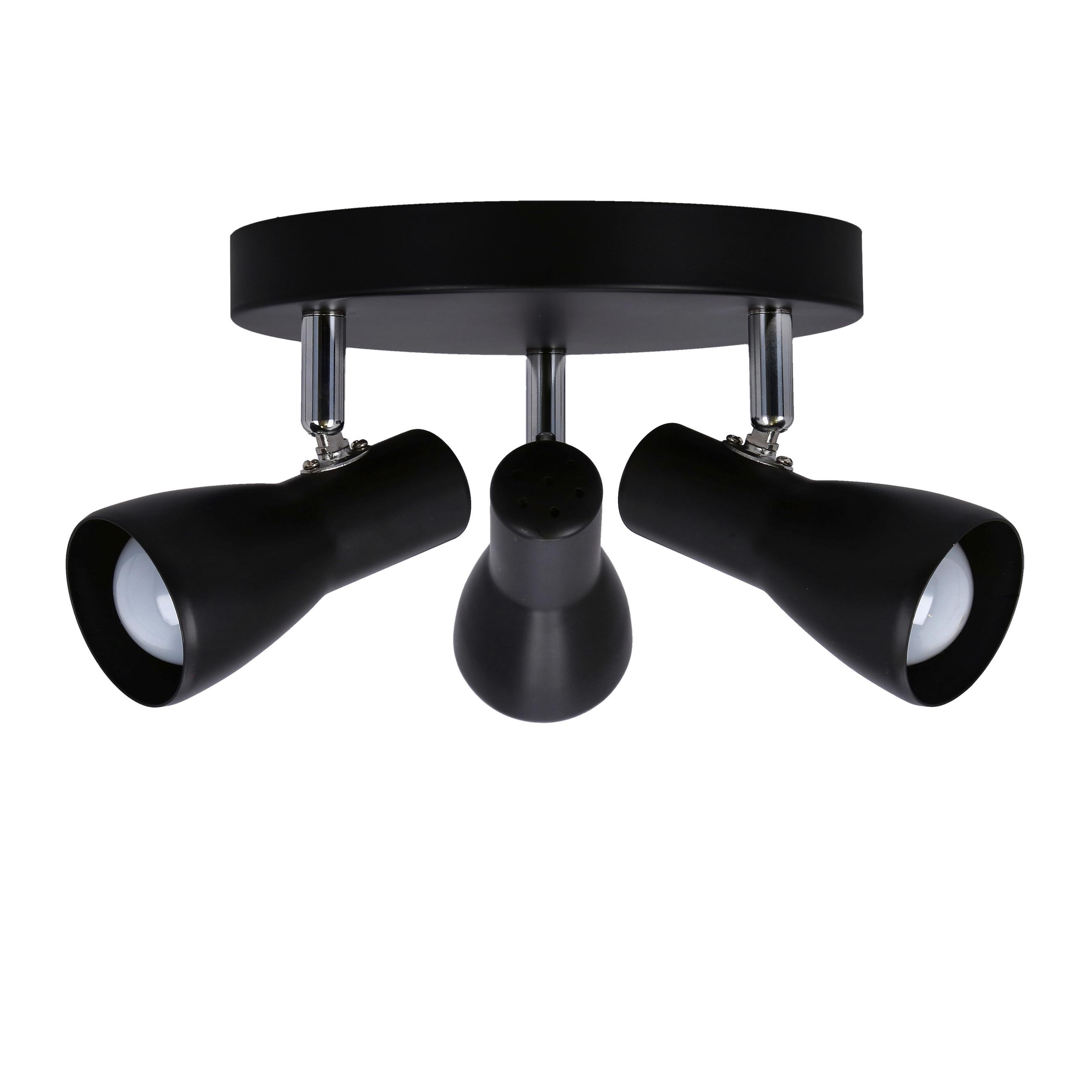 Reflektor Picardo - crna, Trend, metal (29/29/8cm)