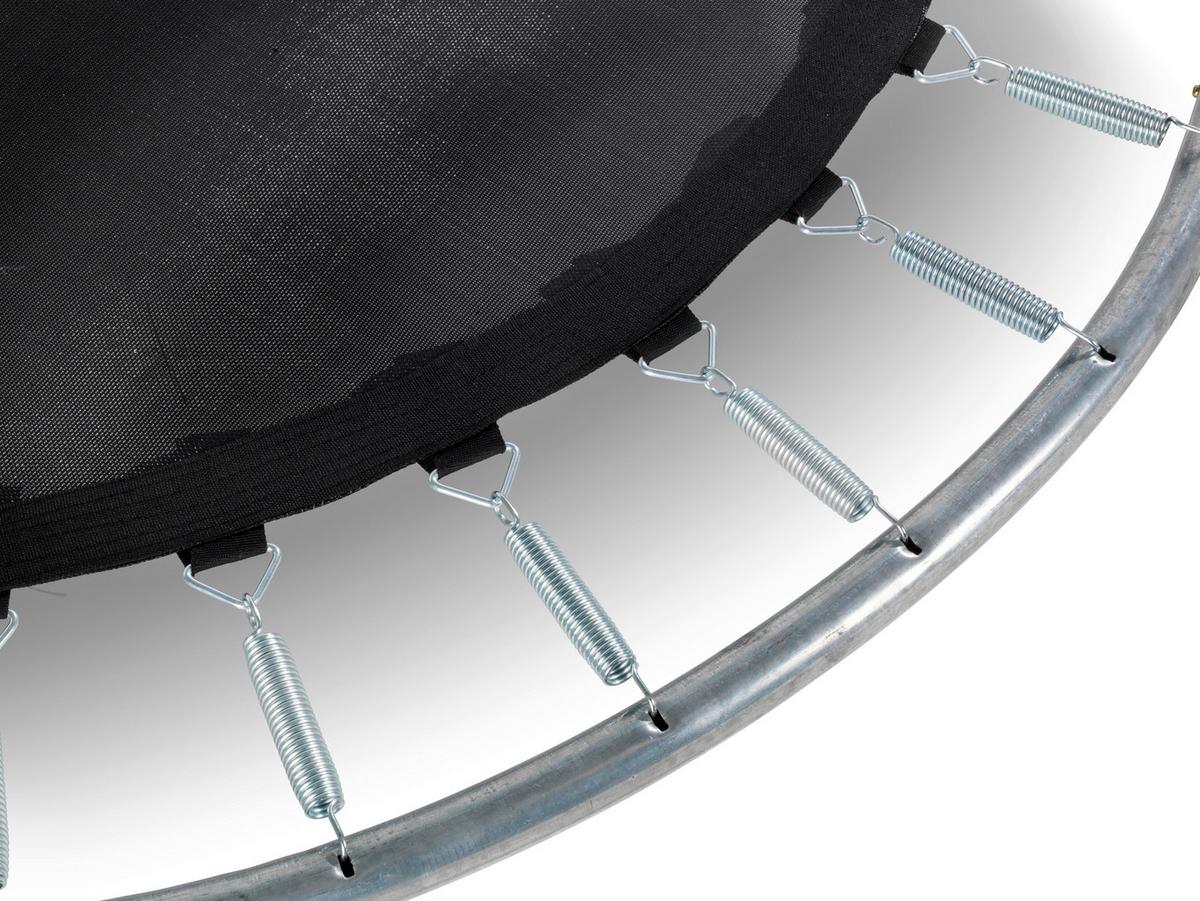 Trampolin Exit Schwarz ø ca. 427cm - Schwarz, KONVENTIONELL, Kunststoff/Metall (427/203cm) - EXIT Toys