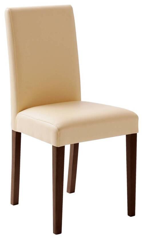 KRZESŁO FIX - beżowy/buk kolonialny, Konventionell, tkanina/drewno (44/92/57cm) - Carryhome