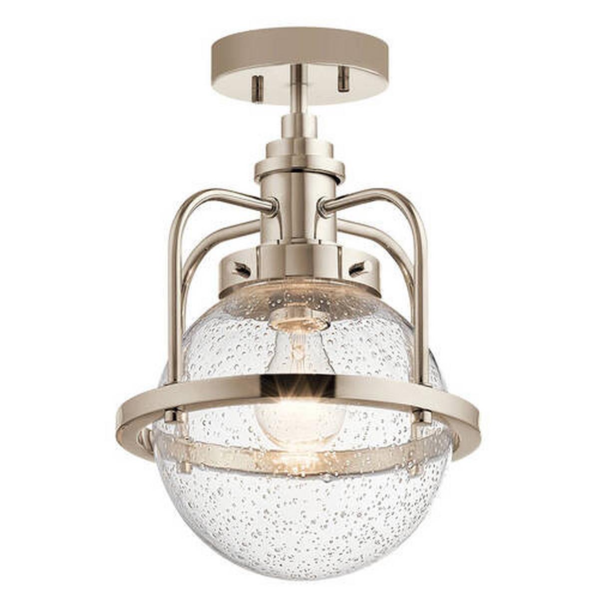 Viseća Svjetiljka Triocent - boje nikla, Konvencionalno, staklo/metal (24/37.6cm) - Elstead Lighting